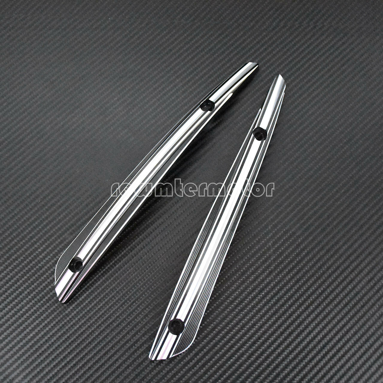 CNC Windshield Side Trim Black Fit for Harley Road Glide FLTRX FLTRXS 2015-2017