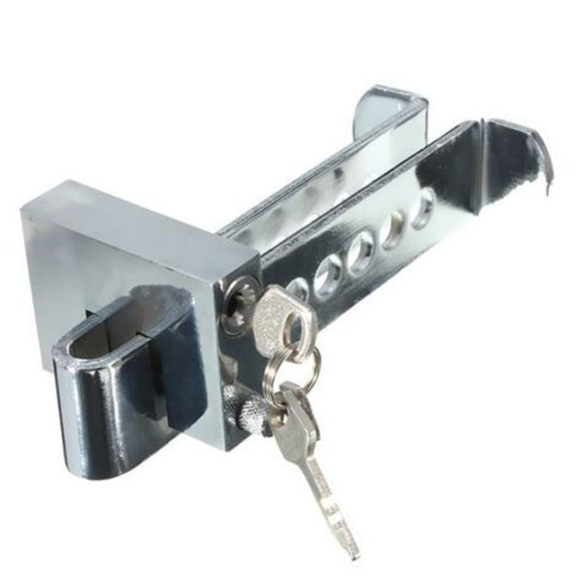 Car AUTO Stainles Steel Anti-theft Device Clutch Pedal Lock Brake Security Tool