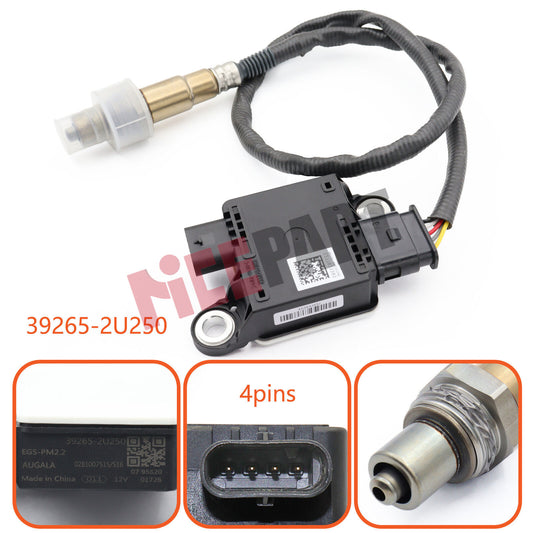 The 392652U250 particulate matter sensor is compatible with the for Hyundai for Tucson for Kia 39265-2U250.
