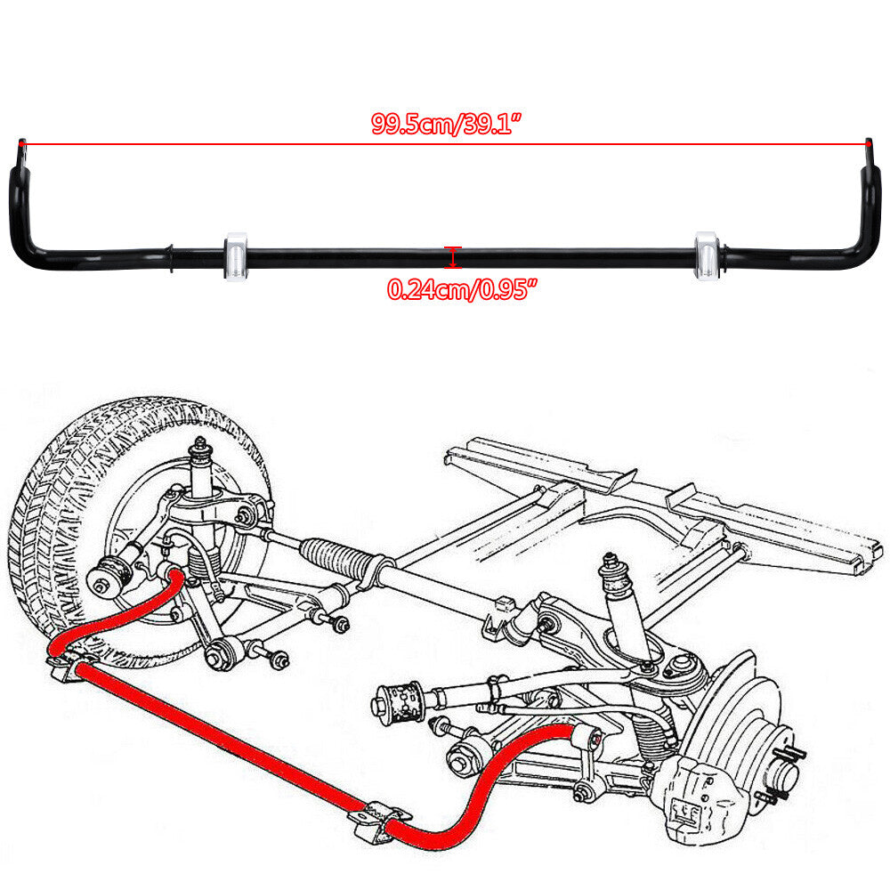REAR 24mm Sway ANTI ROLL BAR KIT for CIVIC TYPE R EK EG EJ DC2 EK9 SIR VTI 92-00