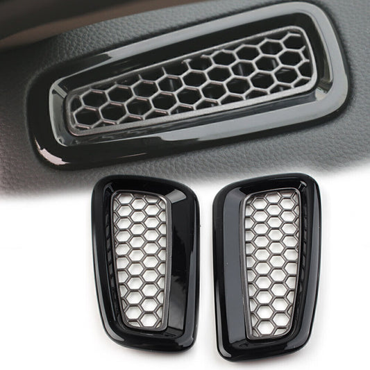 Inner Dash Side Air Vent Outlet Cover Glossy Black for Honda for Civic 11th 2022 Up