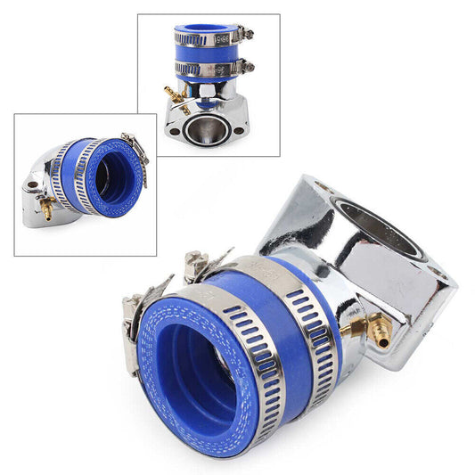 1x Racing Intake Manifold Fit GY6 150cc Chinese Scooter GoKart Performance Blue