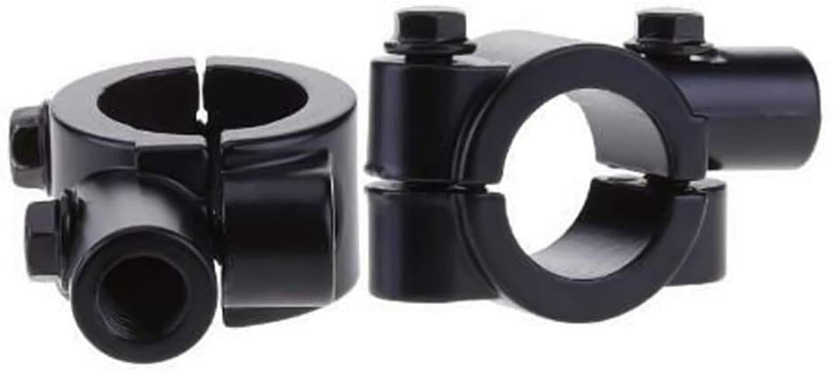 7/8 10MM Motorcycle Handlebar Mirror Mount Holder Clamp Adaptor For Universal