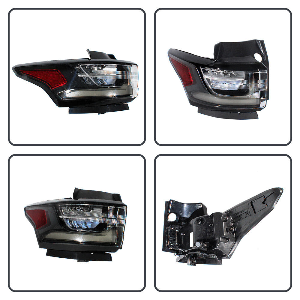 for Chevrolet Traverse 2018-2021 Left Driver Outside Tail Light Rear Brake Lamp