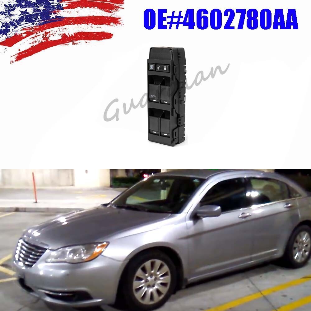 Master Power Window Switch Left Driver Side 04602781AA for CHRYSLER 200 300