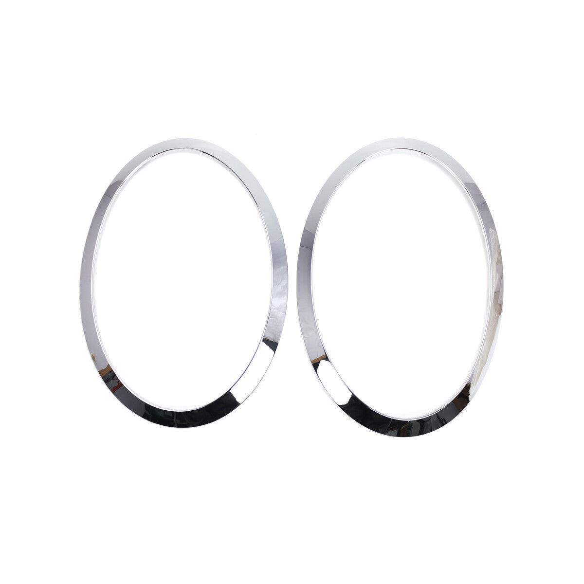 FOR F55 F56 F57 for MINI COOPER HEADLIGHT TRIM RING SET LEFT and RIGHT CHROME SLIVER