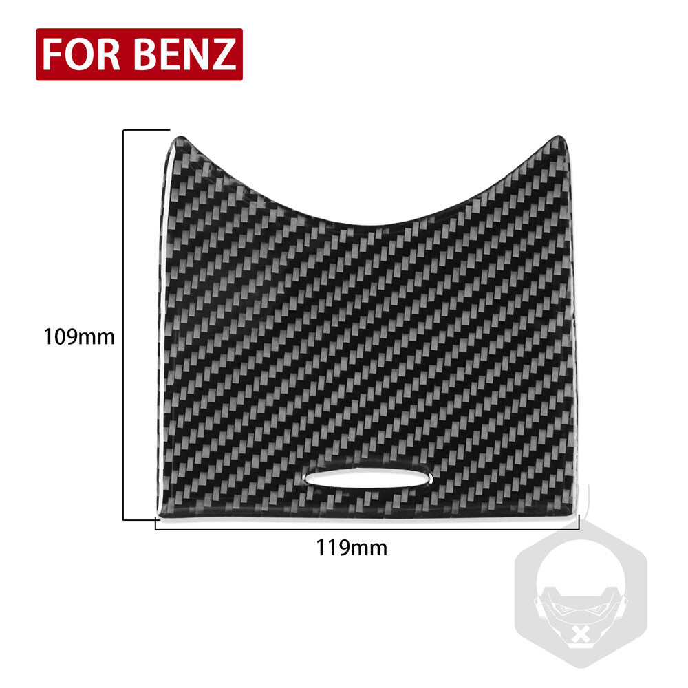 Carbon Fiber Gear Shift Storage Box Panel Trim for Benz CLS Class C219 2004-2009