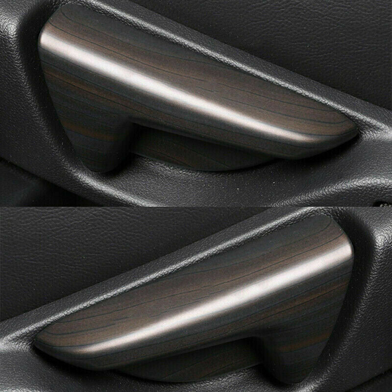 Wood Grain Rear for Seat Armrest Handle Cover Trim for Toyota Highlander 2020-2023