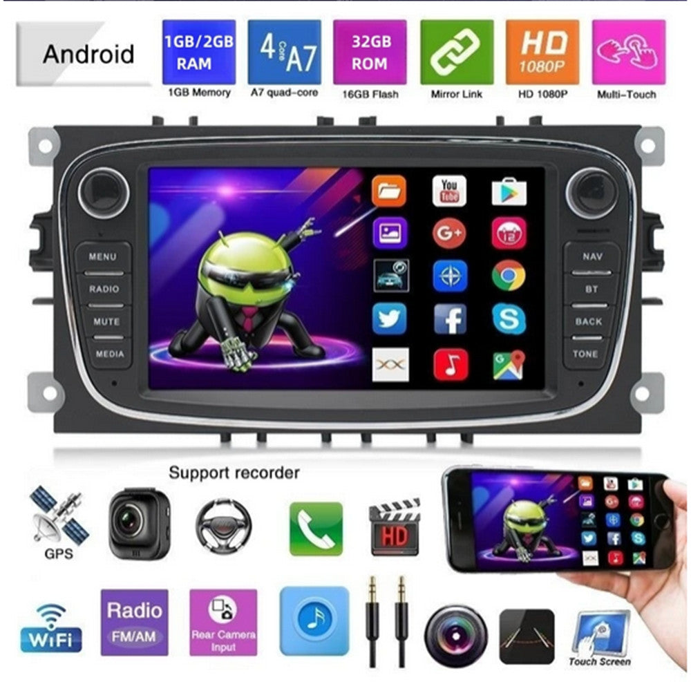 Fit for Ford Focus 2004-2012 7IN 2Din Car Stereo Radio GPS WIFI Video Player