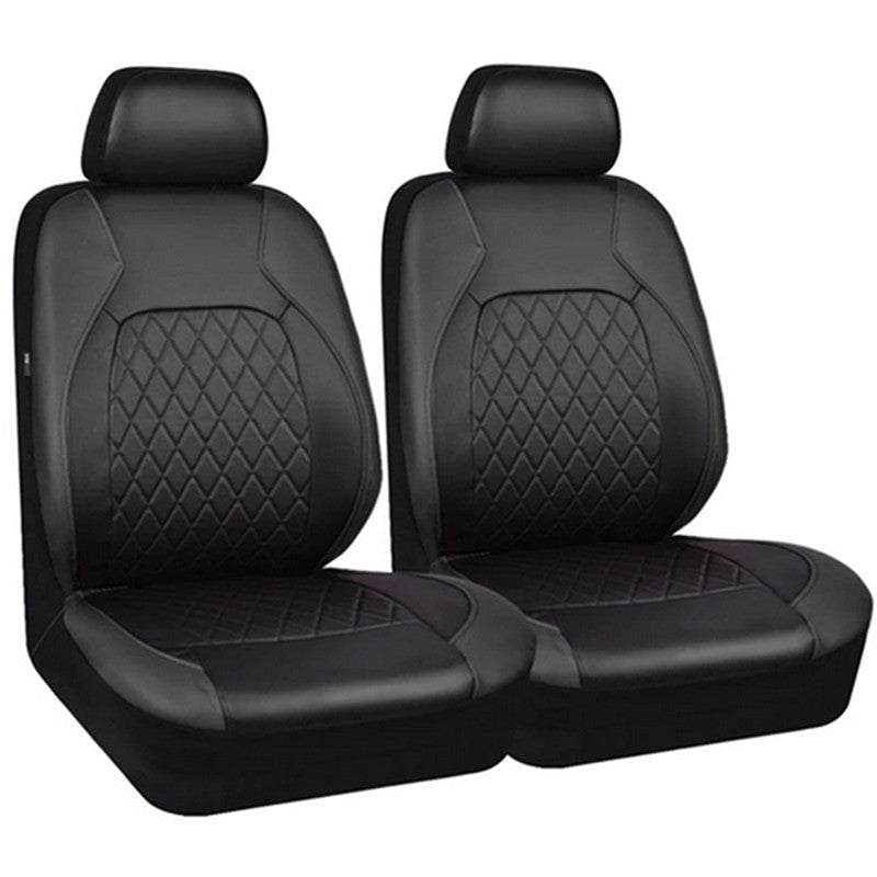Front Car for Seat Covers Protectors PU Leather W/Headrest Covers Fit for Ford Focus