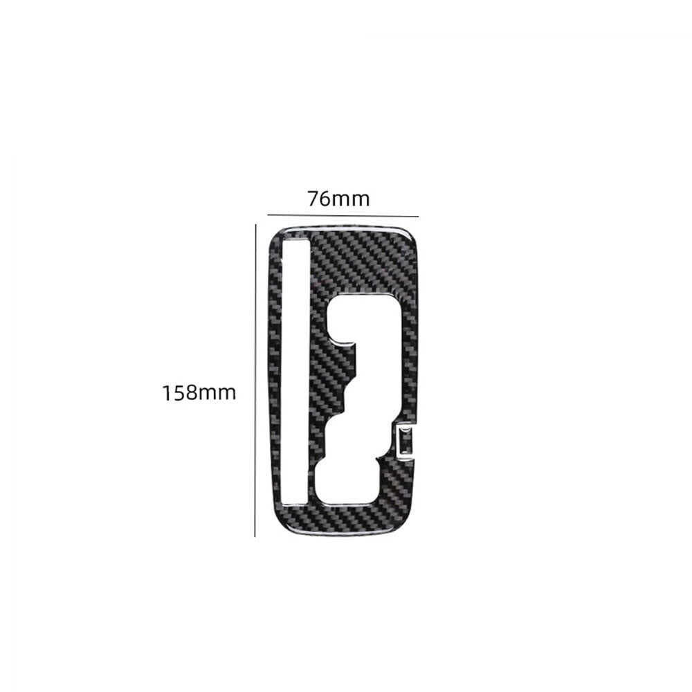 Carbon Fiber Automatic Gear Shift Panel Cover Trim for Jeep for Wrangler JK 2011-17