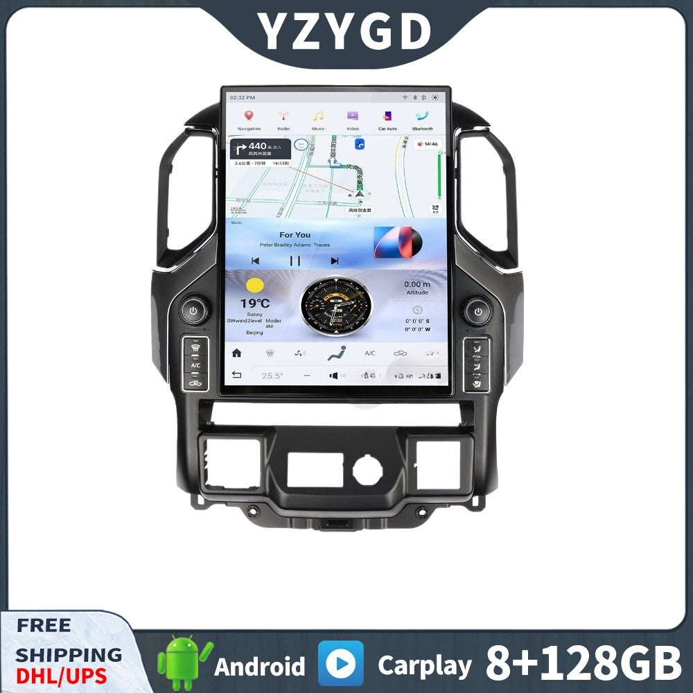 for Chevrolet Silverado for GMC for Sierra 2019-2023 Android Car Radio Carplay Screen