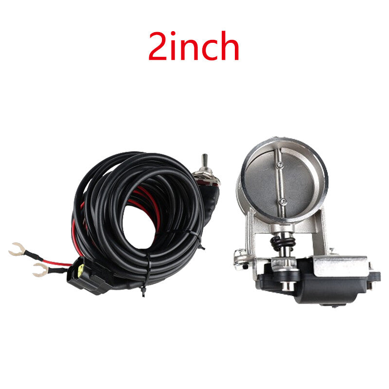 2inch Electric Exhaust Control Valve Low Pressure For Exhaust Catback Downpipe