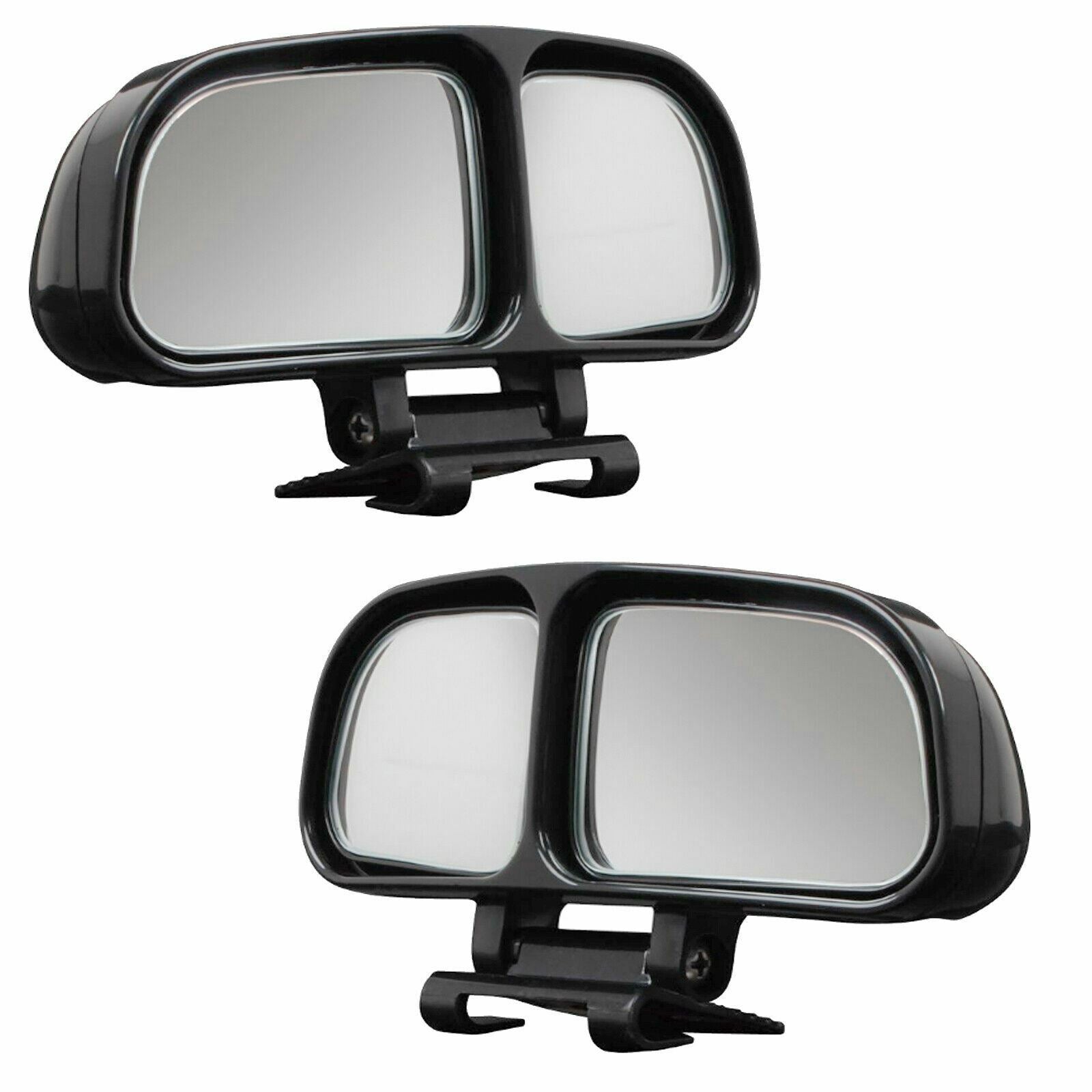 2pcsDUAL Adjustable Blind Spot Mirrors Wide Angle Rear View Convex fit Car Truck