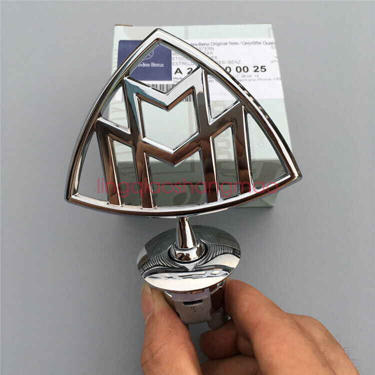 MB-MLS for Maybach Hat Badge Decorative Badge Standing for Mercedes-Benz S600 500 W222 C