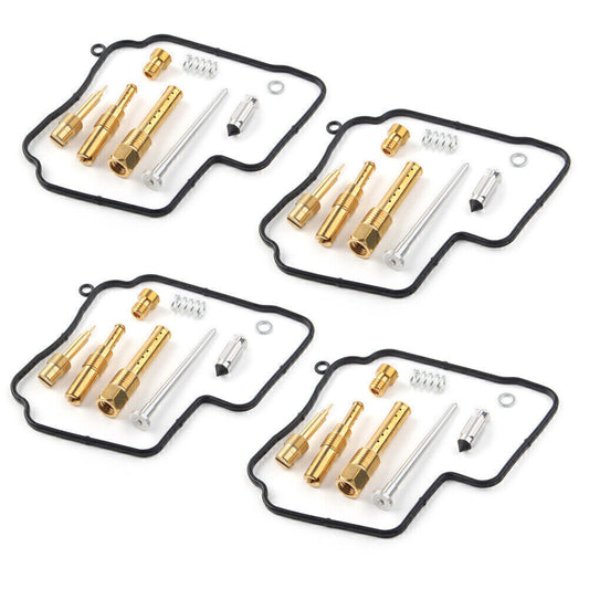 4 Sets Carb Carburetor Rebuild Repair Kits Fit for Honda CBR250 MC14 MC17 MC19 CBR
