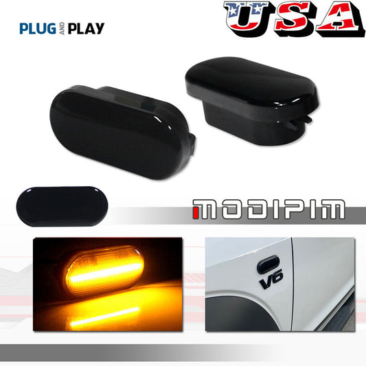 Suitable for Volkswagen MK4, for Golf,for Jetta,for Passat,etc. Smoke camera amber LED side marker light