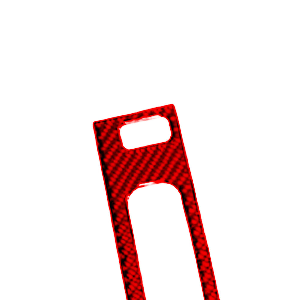 Red Carbon Fiber Driver Door Rear Switch Cover For Colorado 2004-12/ for Canyon 05-12