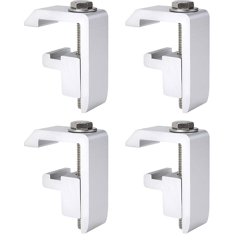 4pcs Mounting Clamp for Toyota Tacoma/Tundra Truck Cap/Camper Shell Silver