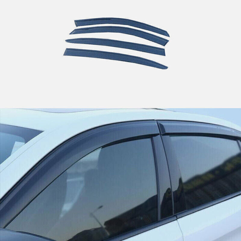 for BMW 5 Series 2018-23 Black Window Wind Visor Sun Rain Guard Vent Deflector4