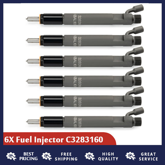Fuel injectors 6-piece set suitable for C3283160 3283160 C8.3L 6C 6CT 6CTA 6CTAA
