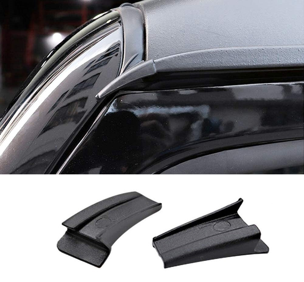 2 for Jeep for Wrangler JL 2018-2021 Water Rain Gutter Extension Channel Accessories