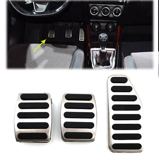 3Pcs Brake Clutch Fuel Gas Pedal Foot Pads Cover Kit Fit for Suzuki for Swift for Jimny MT