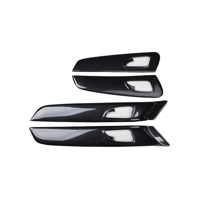 for Chevrolet for Cruze 2010-2016 Carbon Fiber Inner Door Panel Handle Frame Trim 4X
