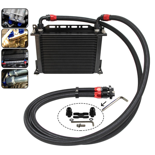 AN10 25 Row Oil Cooler Kit for BMW E36/E46 M3 E82 135i E90 E92 E93 335i 335xi