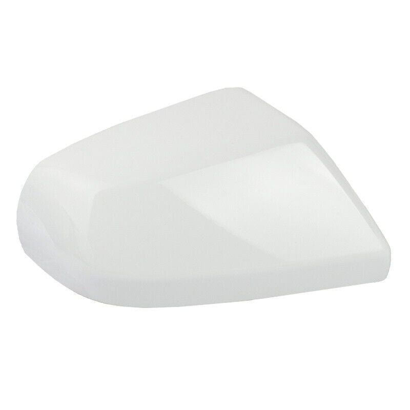 White Right Side Rear View Side Mirror Cover Shell Cap for Cadillac ATS 2014-16