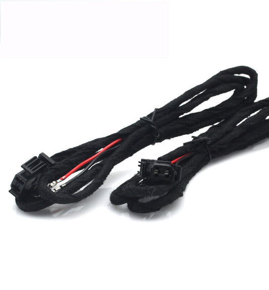 2x Retrofit Door waring light Cable harness for Audi A4 B8 A6 A3 8p 8v A7 for A8 q5