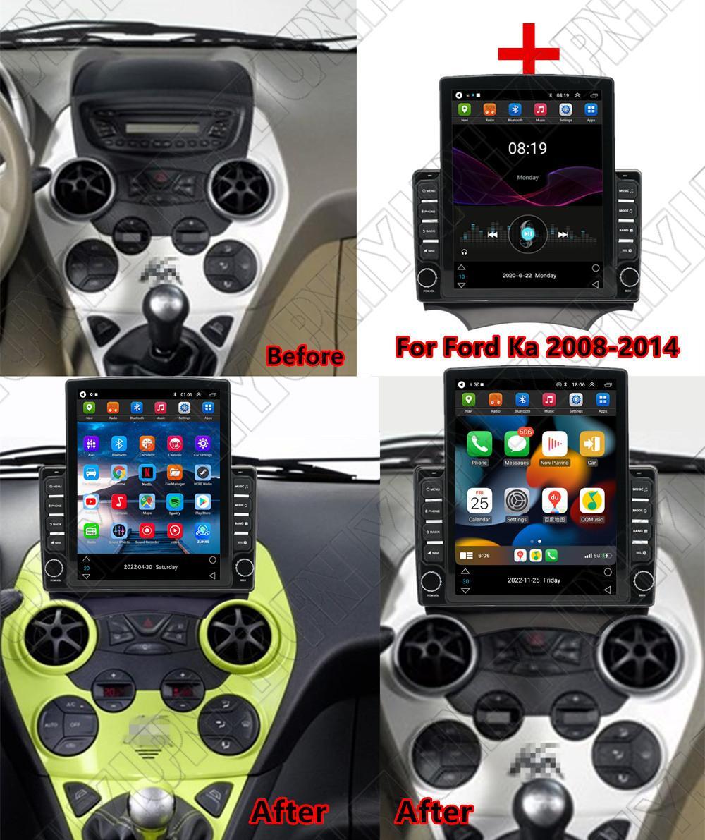 9.7 Android 14.0 Radio Stereo GPS Nav Head Unit 2+32G for Ford Ka 08-14 Carplay