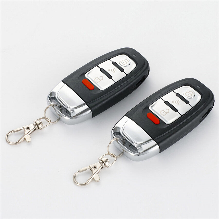Motorcycle Scooter Security Alarm System Anti-theft Remote Control Start Button
