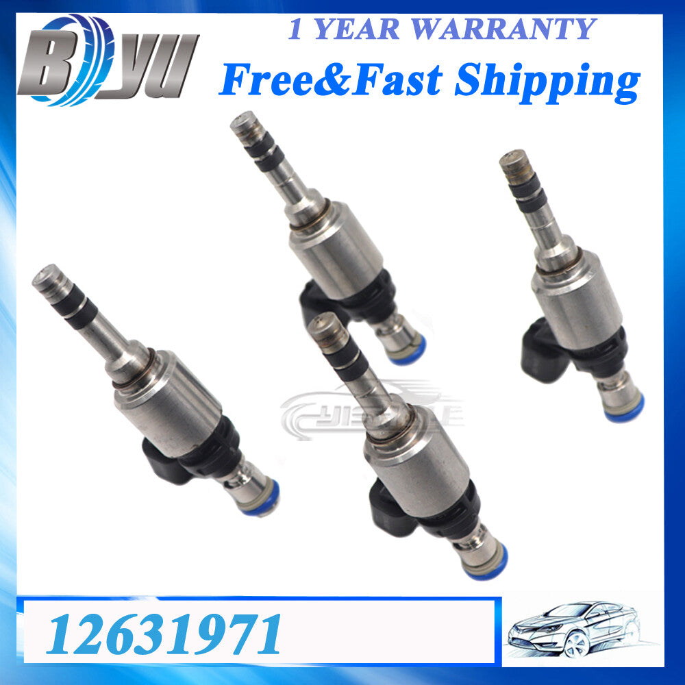 4X Fuel Injectors 12631971 FJ1206 For 2018-2019 for Buick Envision for Cadillac ATS 2.0L