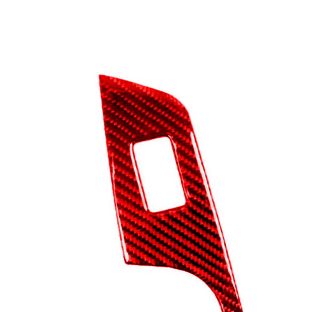 Red Carbon Fiber Rear Window Lift Panel Cover Trim for Honda CRV CR-V 2012-2016