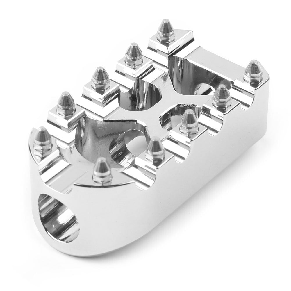 Anti-Skid Gear Brake Shift Peg Pedals MX Style for Harley Universal Chromek