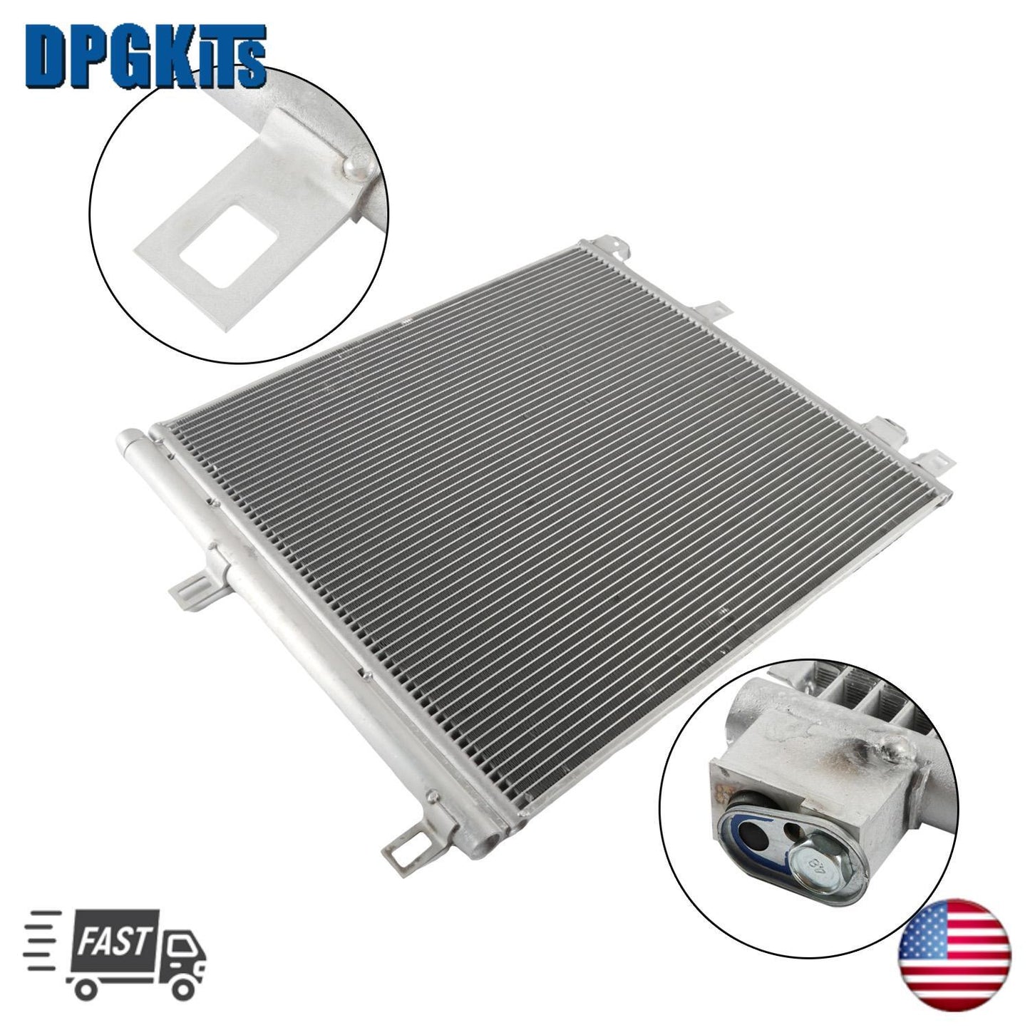 AC Condenser For 2017 2018 2019 2020 2021 22 for Cadillac XT5 2017-2022 for GMC Acadia
