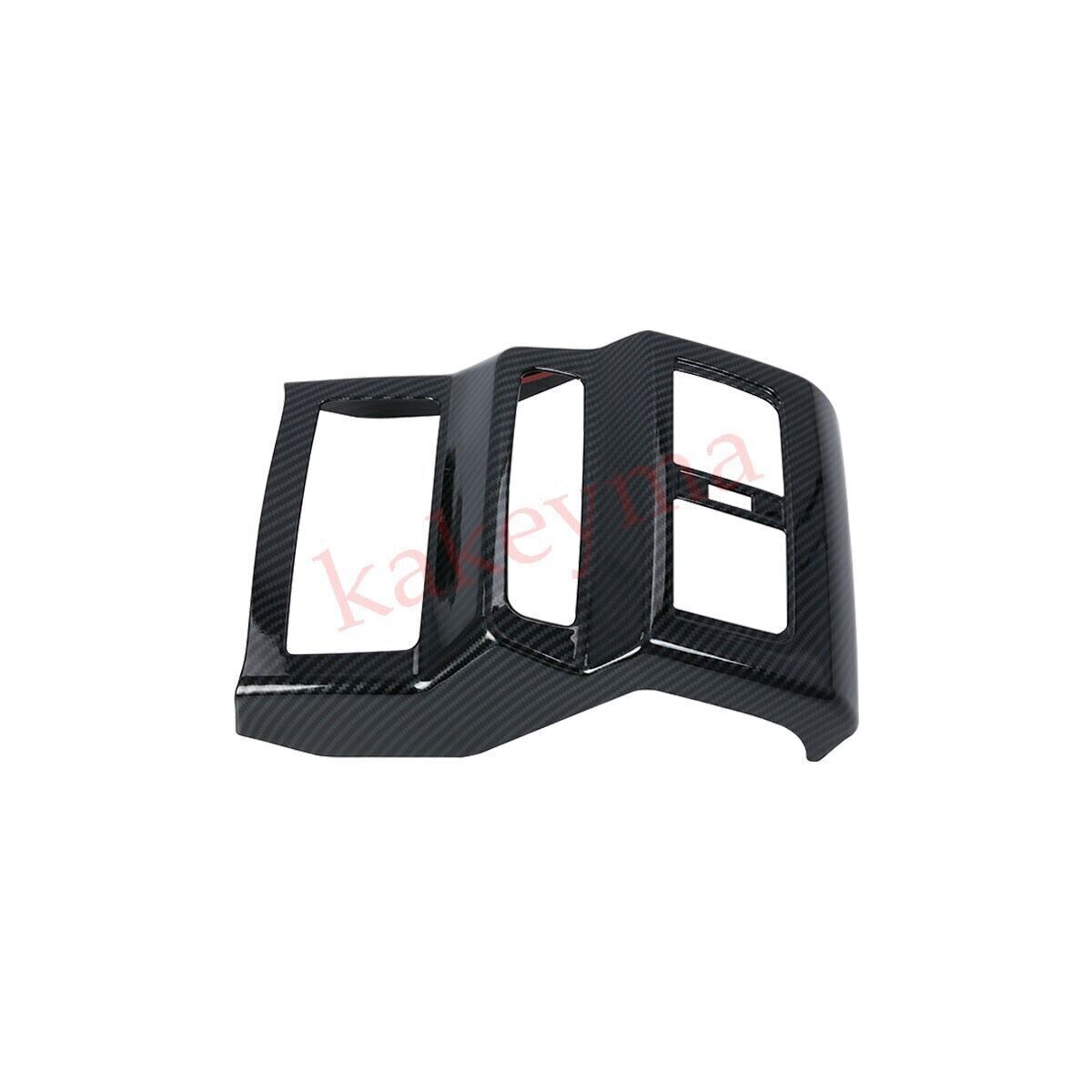 For 2018-2022 for Audi Q5 SQ5 Rear Armrest Box Air Vent Cover Frame Carbon Fiber New