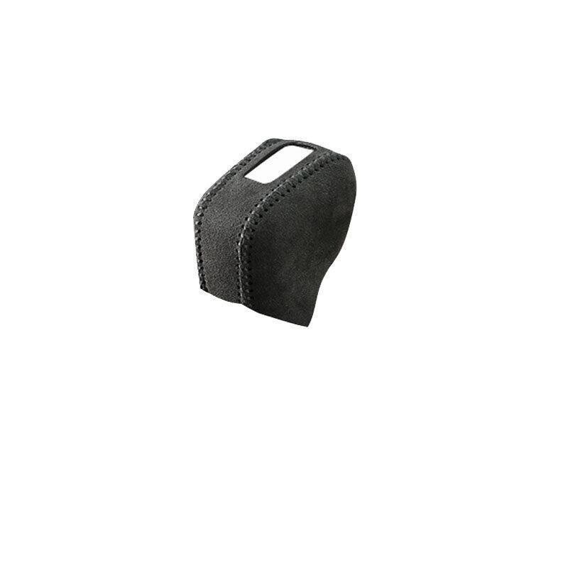 for Volvo XC90 2016-2021 2022 Black Suede Inner Gear Shift Knob Decor Cover Trim