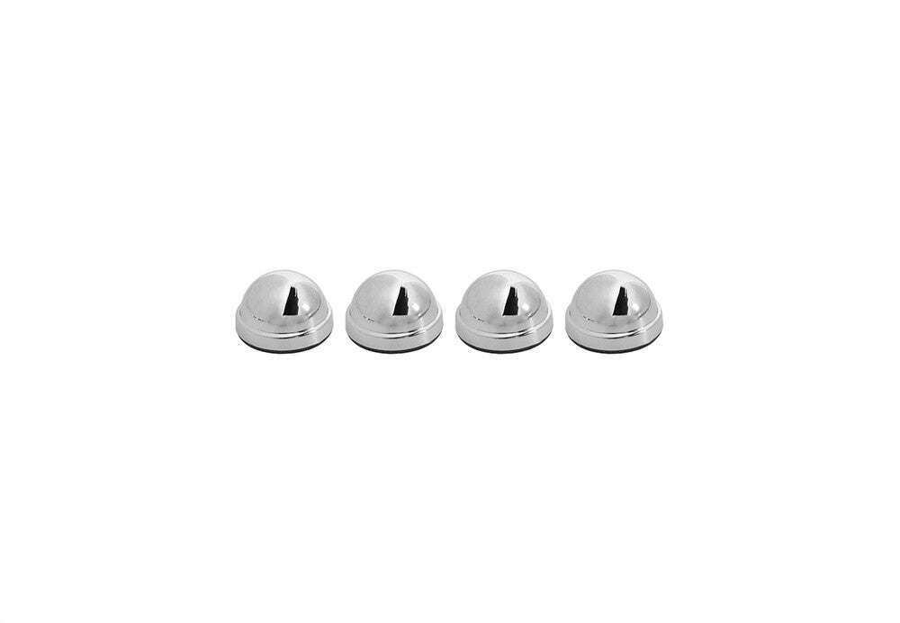 4¡ÁChrome ABS Front Hood Hinge Screw Protection Trim for Jeep for Wrangler JK 2007-17