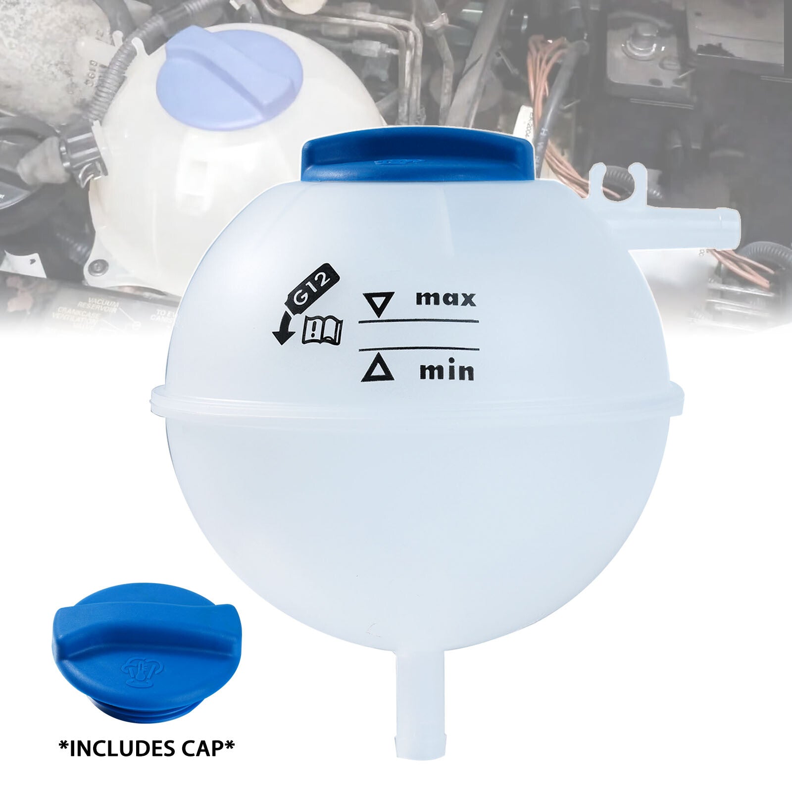 Coolant Expansion Tank for VW T4 Transporter Caravelle 1990-2003 701121407B NEW