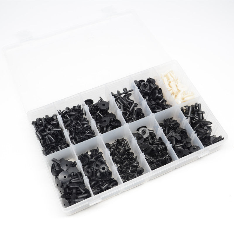 Car 350 Pcs 12 Sizes Push Pin Driver Rivet Trim Panel Body Interior Clip Box Kit