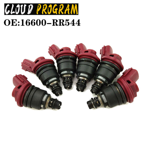 6 pcs/lot Fuel Injectors 16600-RR544 for Nissan Skyline R33 RB25DET ECR33 300ZX