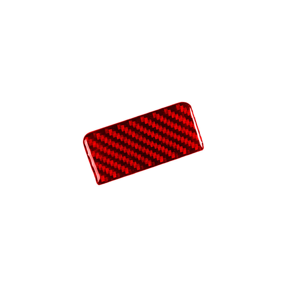 Red Passenger Storage Switch Cover Trim Carbon Fiber for Toyota FJ Curiser 07-21