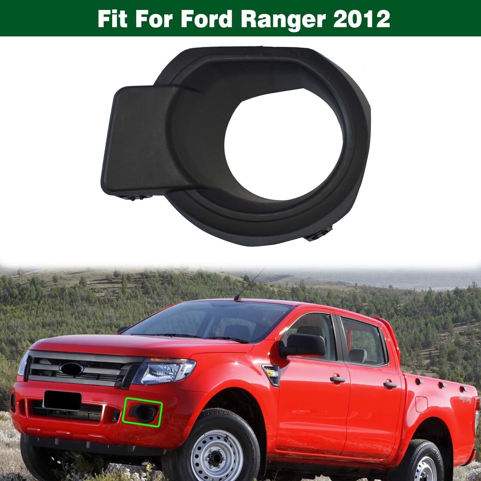 1Pcs Left Driver Front Fog Light Cover Lamp Bezel Trim for Ford Ranger 2012-2015