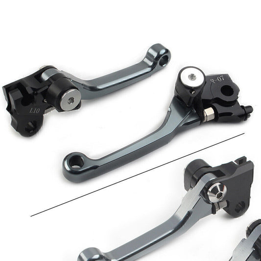 Fit for Honda CRF250R 2007-2022 CRF450R 2007-2020 Brake Clutch Levers Pivot GREY