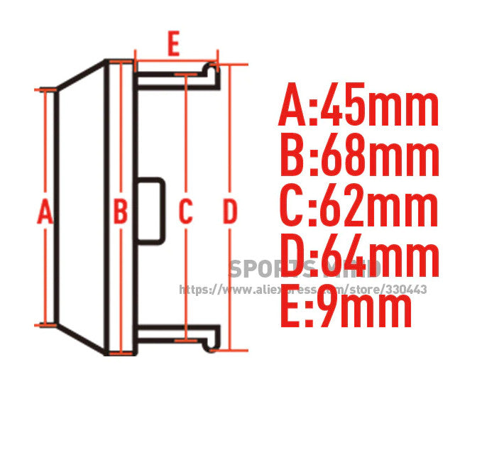 Suitable for ABT logo badge sticker boots, trunk, red A1 for A4 for A5 S4 S5 S6 Q5 RS3