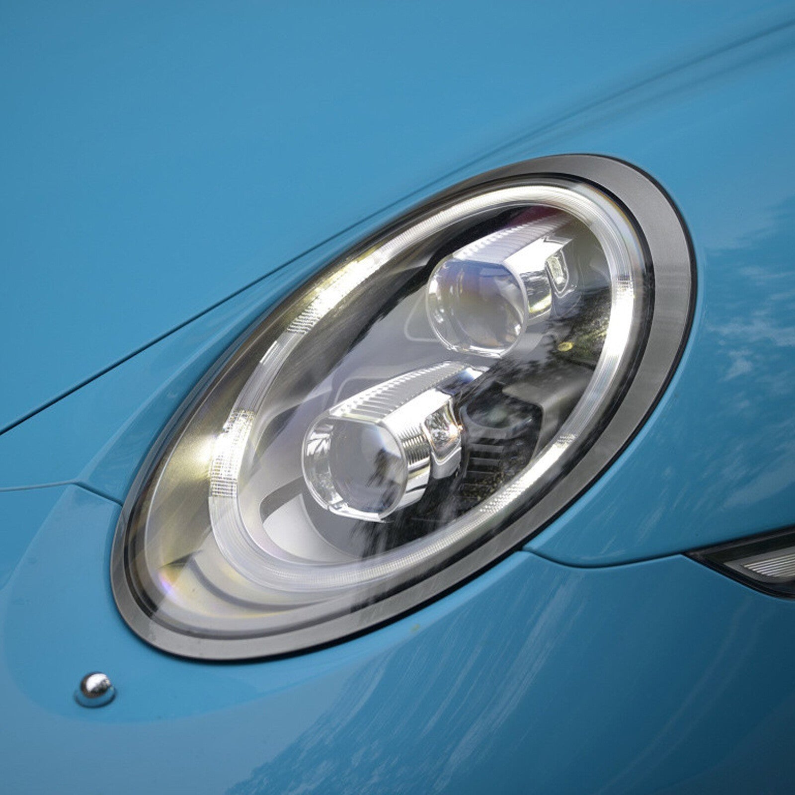 2X for Porsche 991 911 Targa Carrera 13-18 Front Headlight Lens Replace Cover