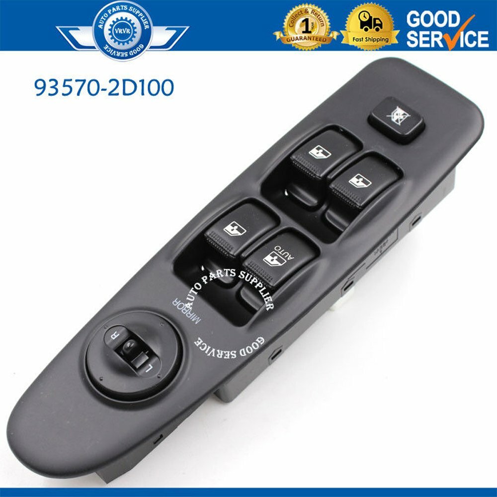 Power Master control window switches 93570-2D100 and 93570-2D000 are suitable for Hyundai for Elantra .