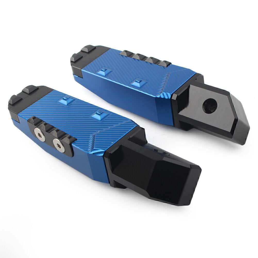 Rear Passenger Foot Pegs Pedal Pads for Honda CBR600RR F5 CBR600 F4/F4I Blue